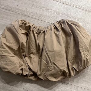 Fumi The Label Elegant Tan Women's bubble Skirt